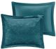 Olliix by Intelligent Design Felicia Teal King/California King Velvet Comforter Set-1