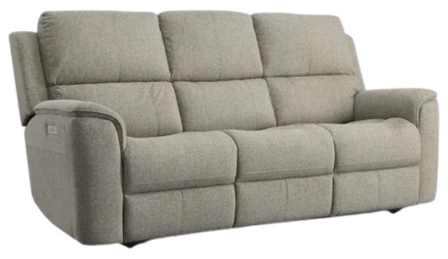 Flexsteel® Henry Fog Power Reclining Sofa with Power Headrests and Lumbar-0