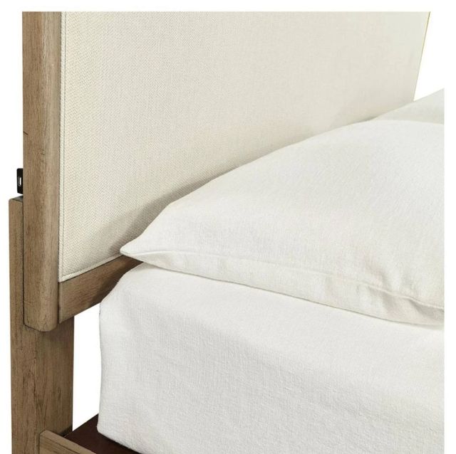 aspenhome® Provence Patine King Upholstered Bed-2