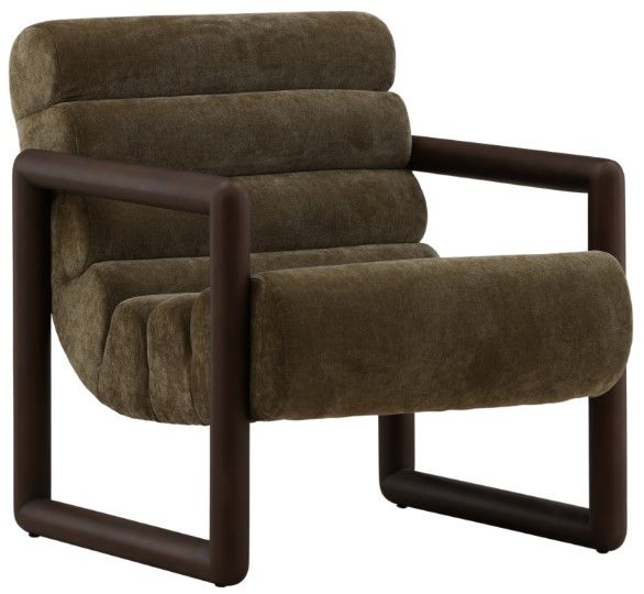 Dovetail Furniture Ademar Moss Olive Occasional Chair-0