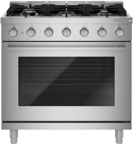 Bosch® 500 Series 36” Stainless Steel Freestanding Gas Range-0