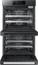 Dacor® Contemporary 30" Graphite Stainless Steel Electric Double Wall Oven-1