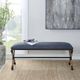 Uttermost® Firth Black/Light Brown/Navy Bench-1