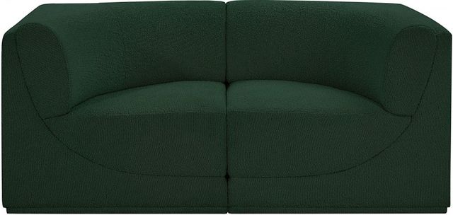 Meridian Furniture Ollie 2-Piece Green Modular Sofa-1