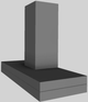 Vent-A-Hood® K Series 48" Gunsmoke Contemporary Wall Mounted Range Hood-3