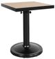 CabanaCoast® Customizable Kensington Wooden 24" Outdoor Square Pedestal Dining Table-0