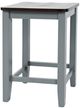 Jofran Inc. Asbury Park Autumn Brown/Gray Backless Saddle Counter Stool-2
