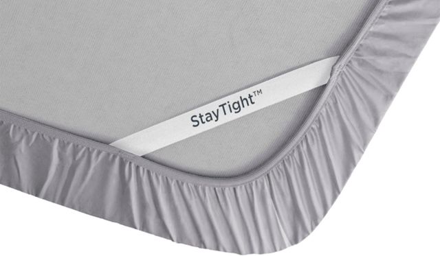 Tempur-Pedic® TEMPUR Luxe 3-Piece Cool Gray Egyptian Cotton Twin Sheet Set-4