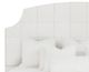Fairfield® Arched Scalloped Mica 66" Biscuit Tufted King Upholstered Panel Bed-1