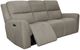 Flexsteel® Taylor Fog Gray Power Reclining Sofa with Power Headrest-4