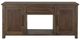 International Furniture Direct Novus Lodge Brown Fireplace TV Stand-3
