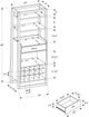 Monarch Specialties Inc. Espresso Ladder Home Bar-2