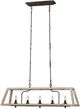 Forty West Landry Beige/Black Bar Light-0