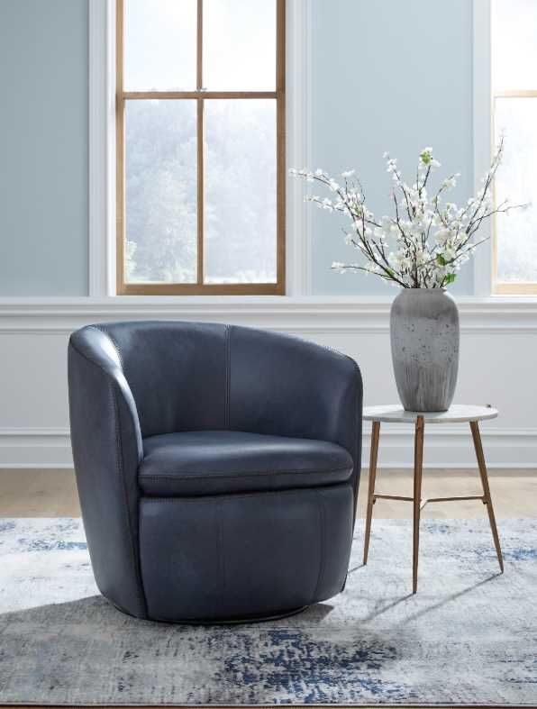 Signature Design by Ashley® Kierreys Ocean Swivel Accent Chair-4
