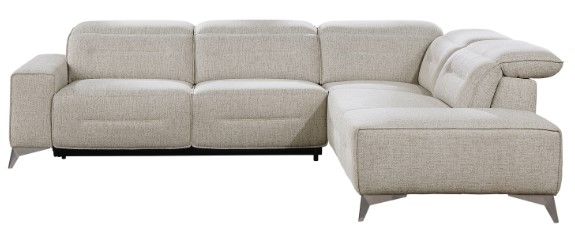 Homelegance® Adahlia 2-Piece Sand Right-Arm Facing Power Reclining Sectional and Chaise-2