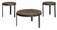 Signature Design by Ashley® Horizon Hills 3-Piece Black/Brown Occasional Table Set-0