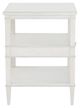 Fairfield® Camille White Rectangular End Table-2