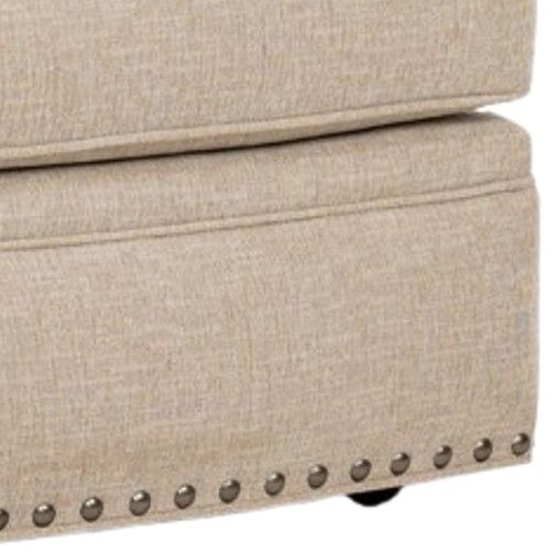 Smith Brothers Customizable 512 Ottoman with Casters-1