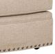 Smith Brothers Customizable 512 Ottoman with Casters-1