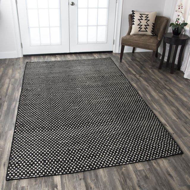 Rizzy Home Ellington Black 8' x 10' Rug-1