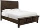 Emerald Home Ashton Hills Brown Gray Queen Sleigh Bed-0