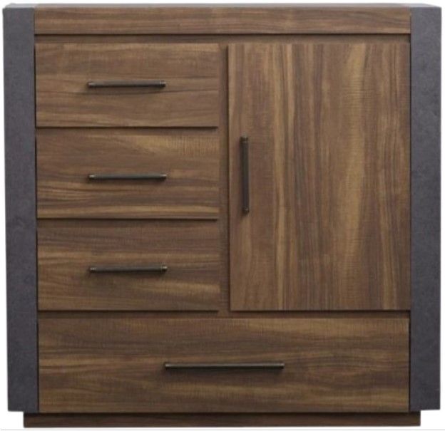 Magnussen Home® Jensen Tavern Brown Door Chest-2