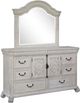 Magnussen Home® Bronwyn Brown Dresser and Shaped Mirror-0