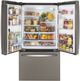 GE® 36" 27 Cu. Ft. Slate French Door Refrigerator-3