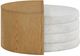 Steve Silver Co. Florence Sand Nesting Cocktail Table with Eggshell Ottoman Set-5