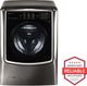 LG SIGNATURE 5.8 Cu. Ft. Black Stainless Steel Front Load Washer-1