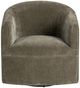 Classic Home Valencia Olive Moss Swivel Accent Chair-2