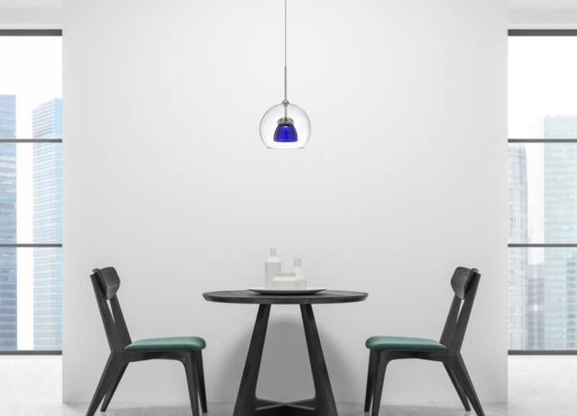 Cal® Lighting & Accessories Clear Blue Mini Pendant-2