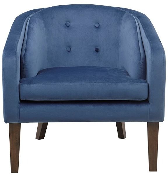 Olliix by Madison Park Ian Blue Accent chair-0