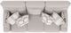 Catnapper® Sanctuary Chalk/Winter Power Reclining Sofa with Drop Down Table-5