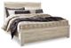 Signature Design by Ashley® Bellaby 3-Piece Whitewash King Panel Bed Set-1