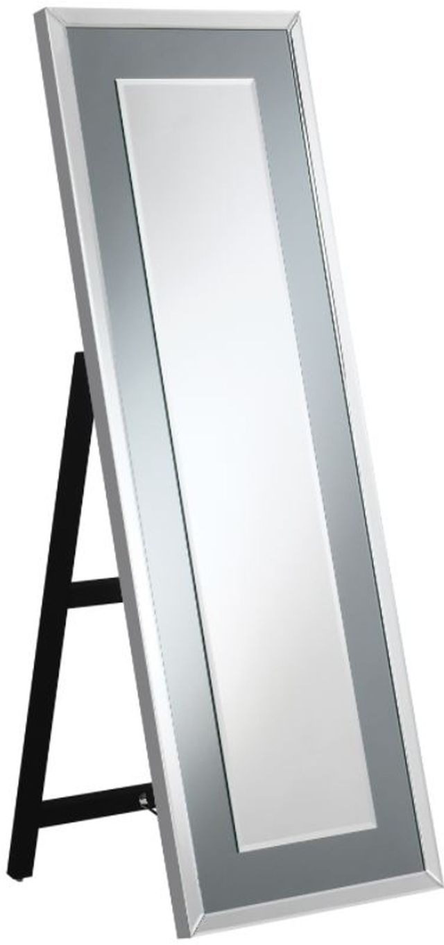 Coaster® Eugene Silver Cheval Mirror with LED Light-0