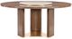 Hooker® Furniture Eleana Light Caramel Round Dining Table with Sunlit Bronze Base-4