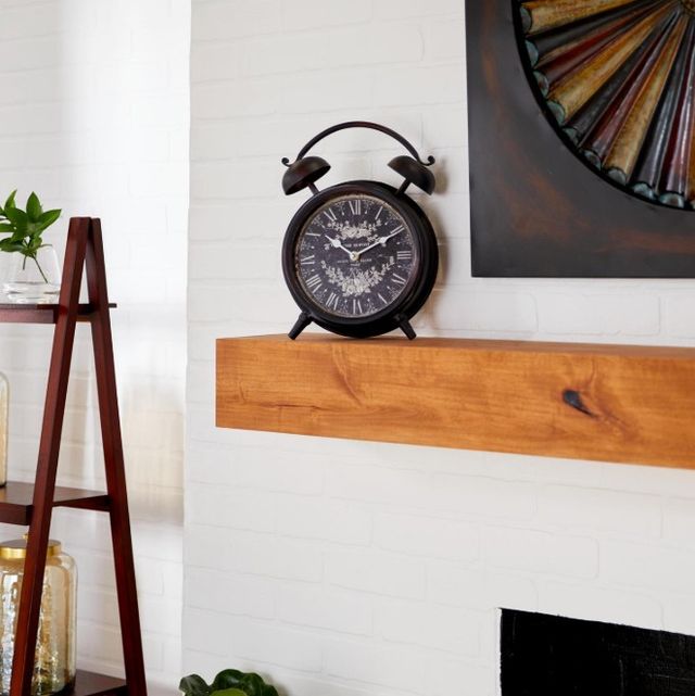 Deco Marche Black Mertal Clock-2