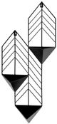 Signature Design by Ashley® Dashney Black Wall Planter On Stand-0