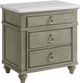 Elements International Kendari Grey Nightstand-0