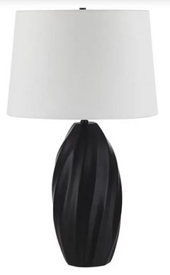 Renwil® Alicent Matte Black Table Lamp