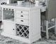 Furniture of America® Sutton 5-Piece Antique White/Gray Counter Table Set-3