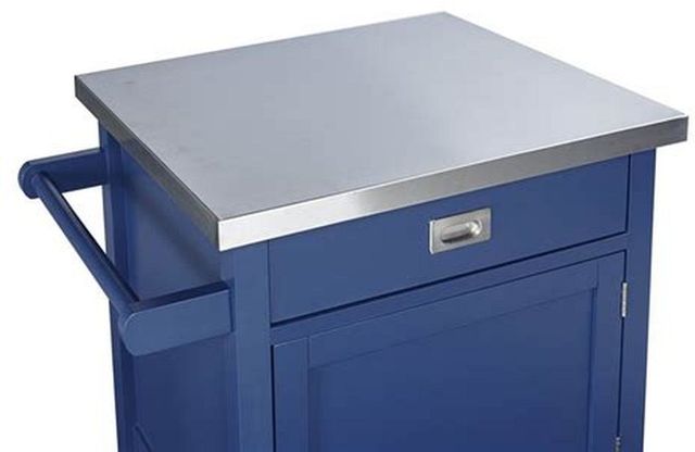 Linon Sydney Navy Apartment Cart-1