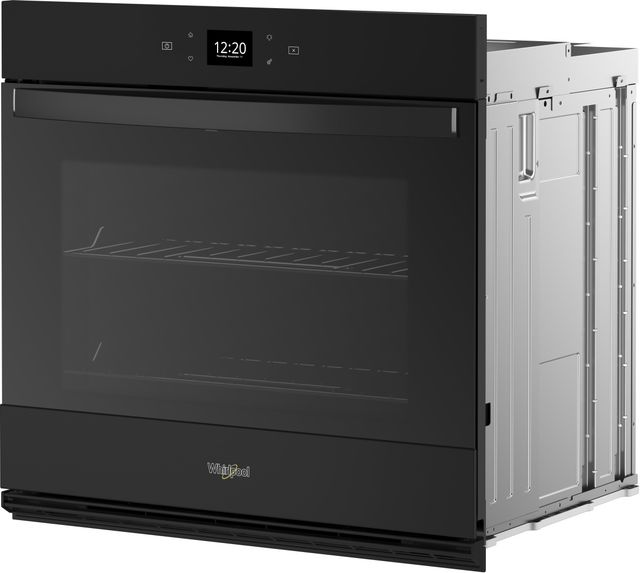Whirlpool® 27" Black Single Electric Wall Oven-1
