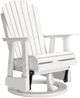 Signature Design by Ashley® Hyland Wave White Outdoor Swivel Glider Chair-0