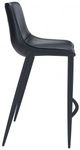Zuo Modern Magnus Set of 2 Black Bar Chairs-3