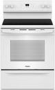 Whirlpool® 30" White Freestanding Electric Range-0