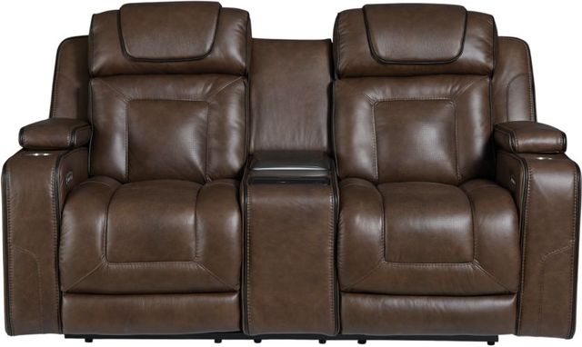 Signature Design by Ashley® Stargin Hickory Power Reclining Loveseat-4