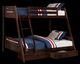 Furniture of America® Emilee Espresso Twin/Full Bunk Bed-0