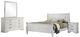 Coaster® Louis Philippe 4-Piece White Queen Bedroom Set-0